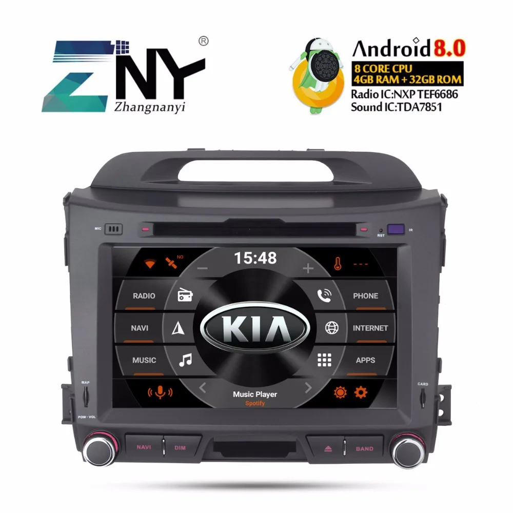 

Android 8.0 Car Radio DVD Player 2 Din For Kia Sportage 2009-2015 8" IPS Multimedia GPS Navigation Stereo 4+32GB Gift Camera