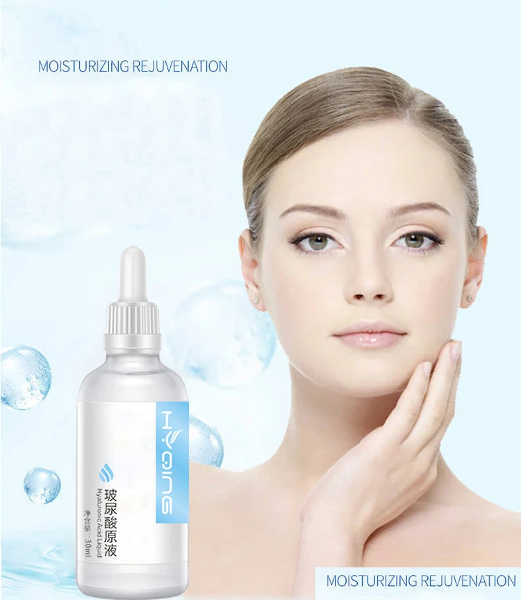 Natural Skin Care Essence Pure hyaluronic acid serum Moisturizing Anti-wrinkle Whitening Hyaluronic Acid for face care