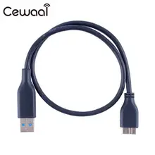 52CM USB3.0 Male A To Micro B External HDD mobile Hard Disk Data Cable Wire Lead Cords DC 5V