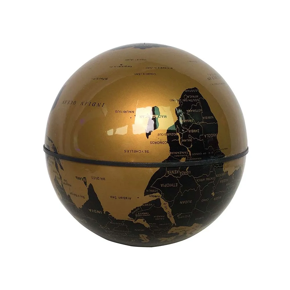 Светодиодный Ночной светильник в форме C с магнитной левитацией, Плавающий глобус, карта мира, 3 цвета для украшения дома и офиса, детский подарок