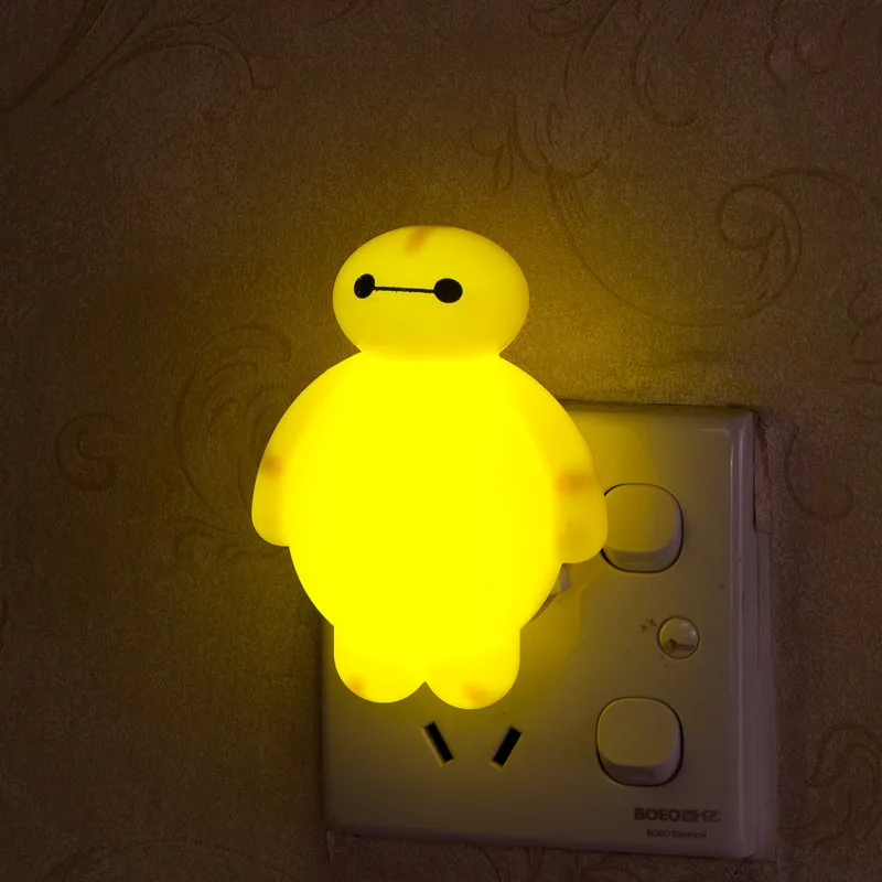 Us 4 06 Novelty Night Light Baymax Big Hero 3w Luminaria White Green Red Color Lava Lamp For Children Bedroom Decorate Luminaria De Mesa In Led