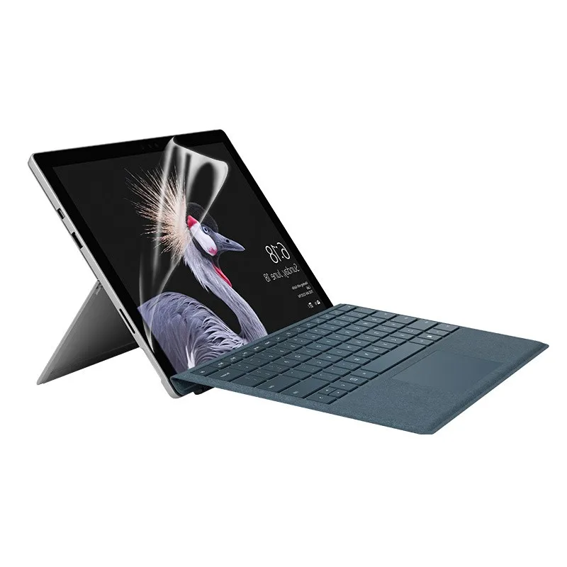 2x защитная пленка + чистая ткань 1x Стилус прозрачная для ЖК экрана Microsoft Surface Pro 5