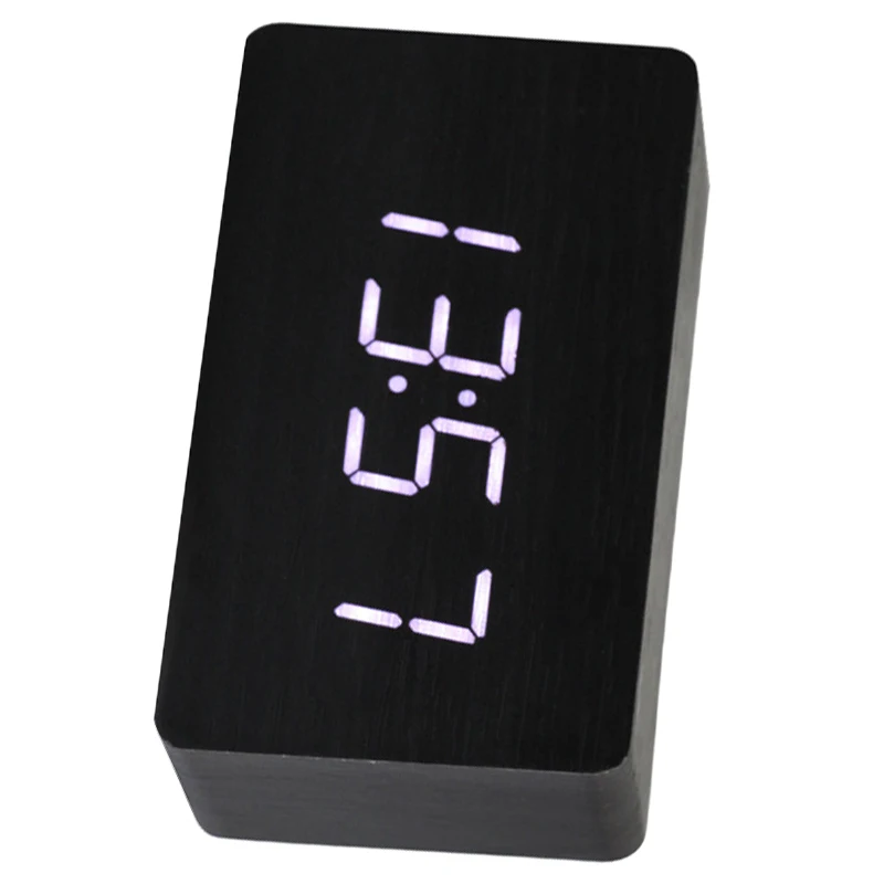LED Digital Wecker Thermometer Alarmwecker Uhr Kalender Tischuhr Beleuchtet