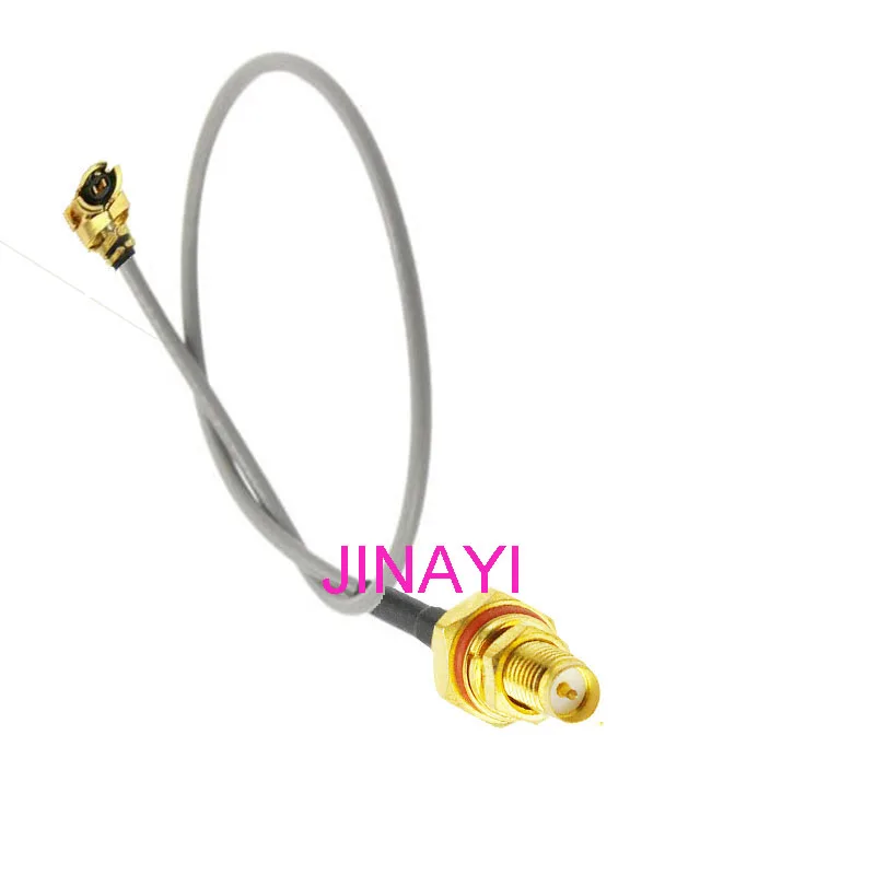 

10pcs Gray 1.13 IPX U.FL to RP-SMA Waterproof Female Bulkhead O-ring pigtail cable 1.13mm 5cm 15cm 30cm