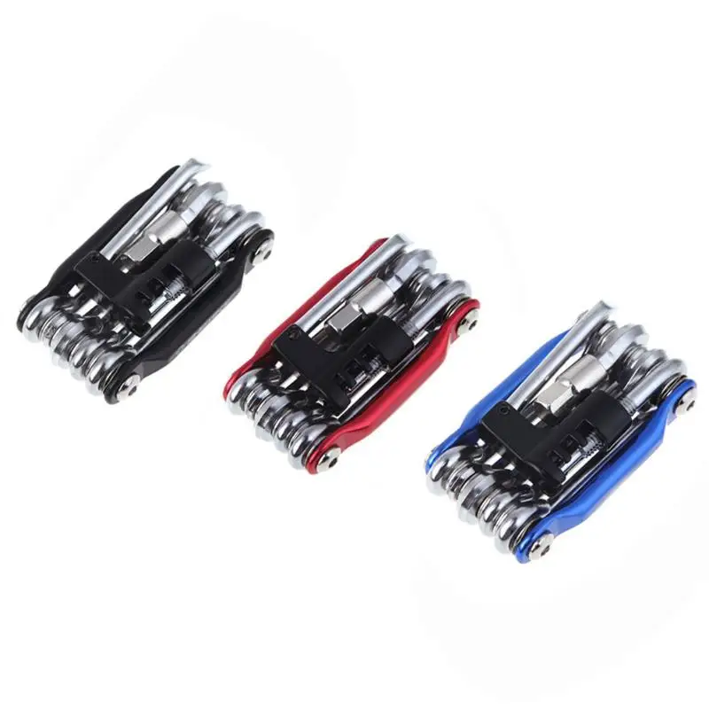 

11in1 Multifunction Bicycle Repairing Tool Set Bike Repair Tool Kit Wrench Screwdriver Chain