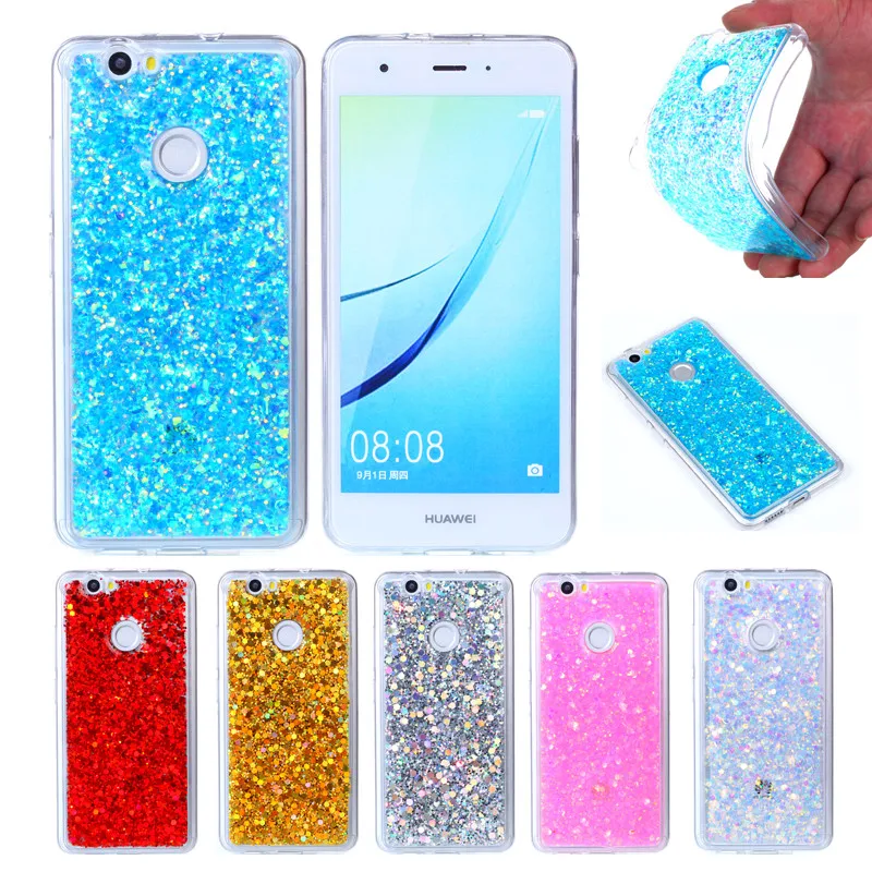

Huawei Nova Colored Shining Case Soft Silicone TPU Skin Shiny Glitter Back Cover Case for Huawei Nova 5.0" Soft Cover Protector