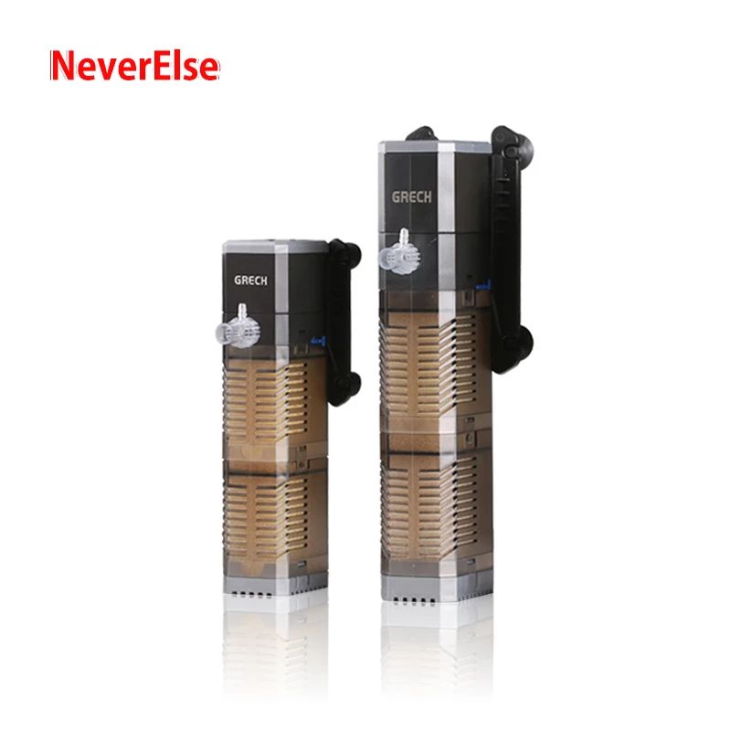 

Aquarium Submersible Filter Pump Quiet Water Fountain Pump Adjustable Air Inlet Water Flow Biochemical Filter Cotton 7/8/20/25W