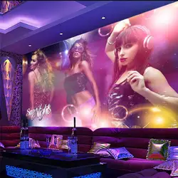 Красота ночной клуб бар фон стены Профессионально Производство фрески оптом обои на заказ плакат фото стены
