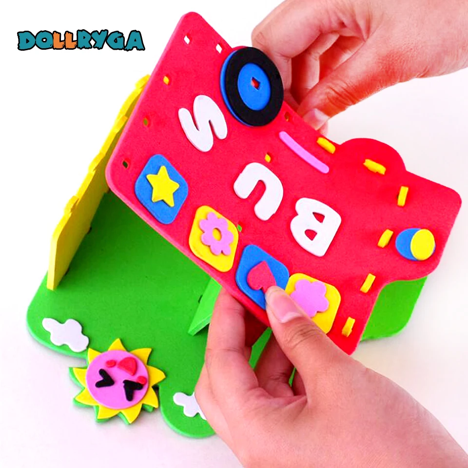 DOLLRYGA детские игрушки Гома Ева Manualidades дети ремесло lote Craft Наборы для детей для детского сада ремесленных Mainan Енаковых