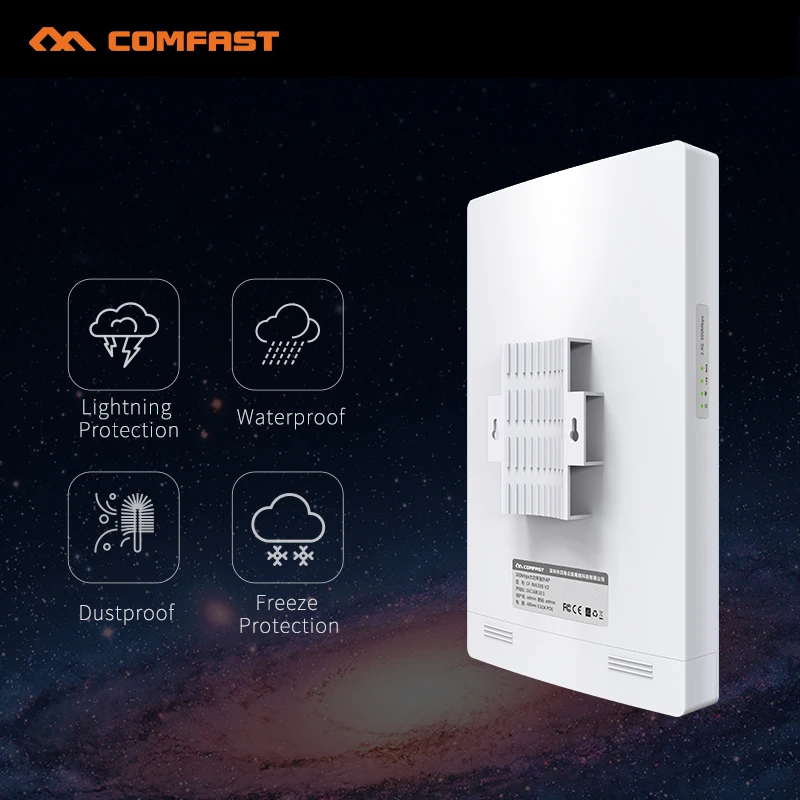 

300Mbps Outdoor wireless AP router 1-3KM 500mW high power WIFI router signal booster repeater CPE bridge with PA 13dBi antenna