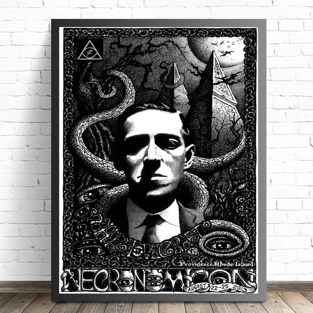 HP Lovecraft Surreal плакаты портреты и принты настенная живопись на холсте для украшения