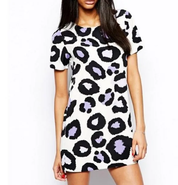 HOT 3 Colors font b Sexy b font Leopard Mini Summer font b Dresses b font