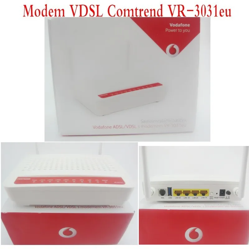 Comtrend VR-3031U Беспроводной маршрутизатор ADSL2+/VDSL2 802.11N 4 Порты и разъёмы, абсолютно