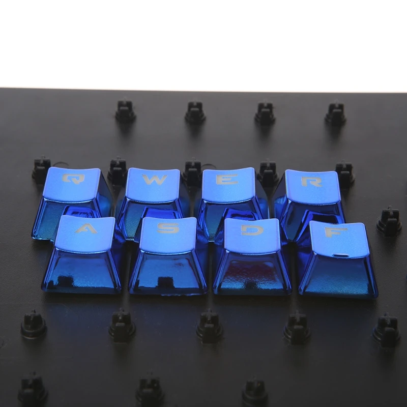 

Metal Coating PBT DIY 12 Keycaps for Mechanical Keyboard with keycap puller