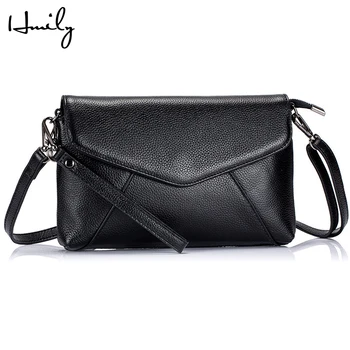 

HMILY Fashion Women Messenger Bag Brand Genuine Leather Female Shoulder Bag Luxury Mini Woman Handbags Strap Trendy Women Bag