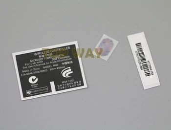 

30sets/lot For Xbox360 xbox 360 Wireless Controller Back Lable Serial No Sticker Laser stickers Label Seals Replacement