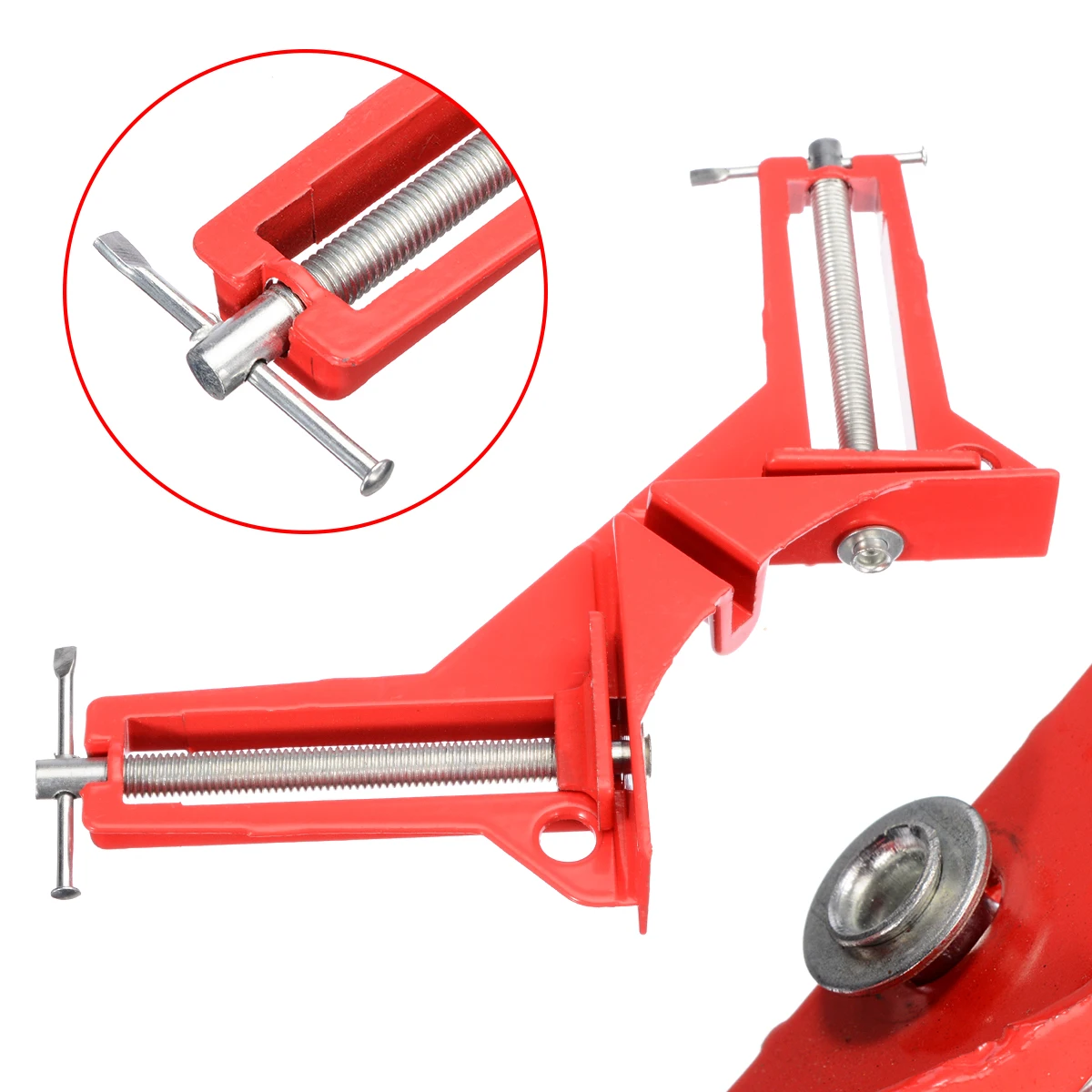 

1Pc 90''Right Angle Clamp Professional Picture Frame Corner Fixture Tool Holder Multi Woodcraft Hand Tool For Angle Fixing
