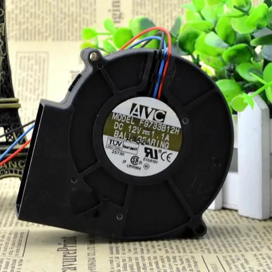 

3-линейный проекционный Турбовентилятор AVC F9733B12H 12V 1.1A 9CM 9733
