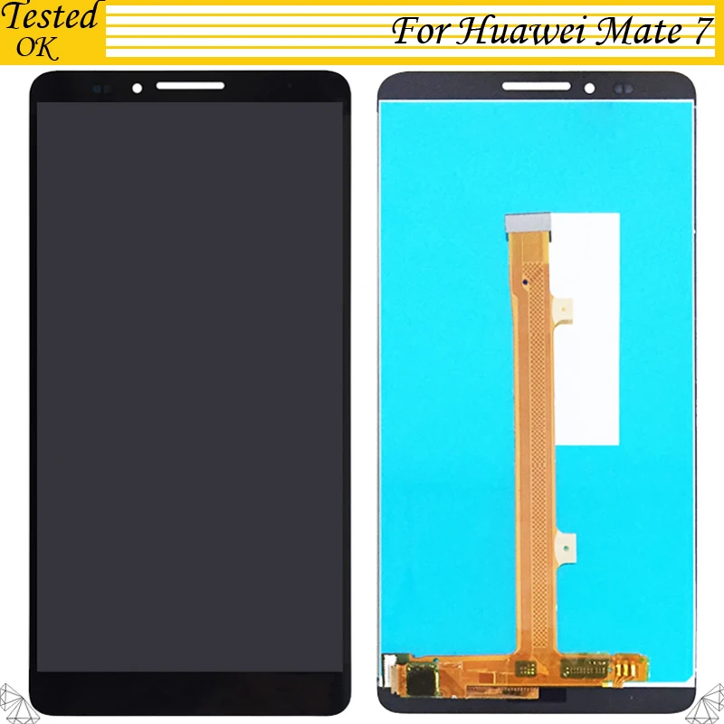 100% протестированный рабочий для Huawei Mate 7 Mate7 ЖК-дисплей + кодирующий