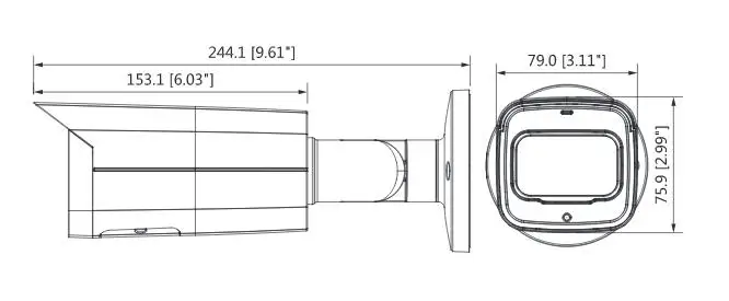 IPC-HFW4239T-ASE Dimension