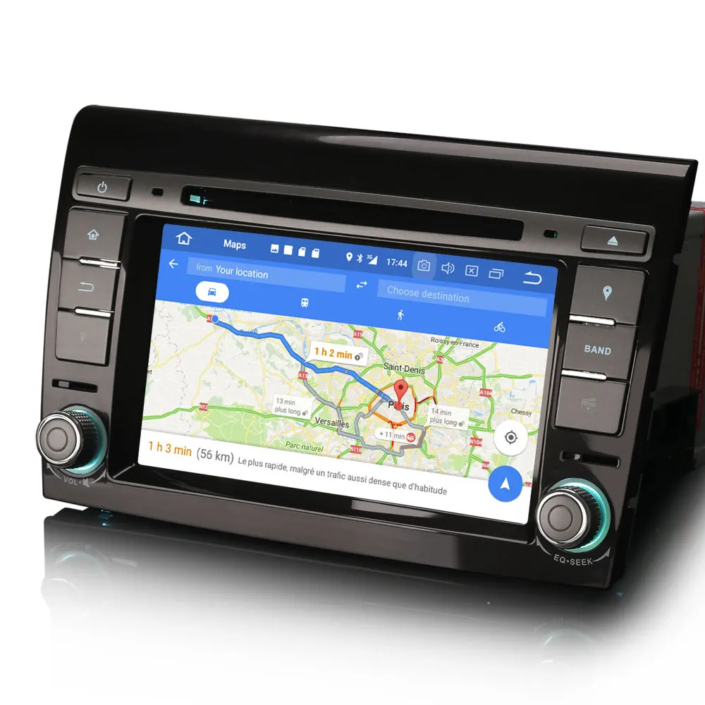 Flash Deal 7" Quad-Core Android 8.1 Car DVD Multimedia GPS Radio for Fiat Bravo 2007-2014 with Split Screen Support & OBD2 Adapter Support 5