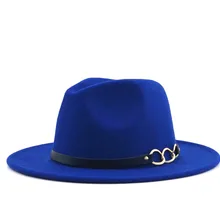 Широкополый осенний женский модный топ джаз шляпа зимний модный шерстяной фетровая шляпа для женщин Chapeau Femme черные шапки для мужчин