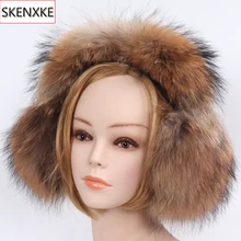 Пушистые роскошные женские меховые наушники с натуральным лисьим мехом, плюшевые зимние теплые меховые наушники с большими помпонами, меховые наушники с лисьим мехом для девочек, меховые наушники с натуральным лисьим мехом