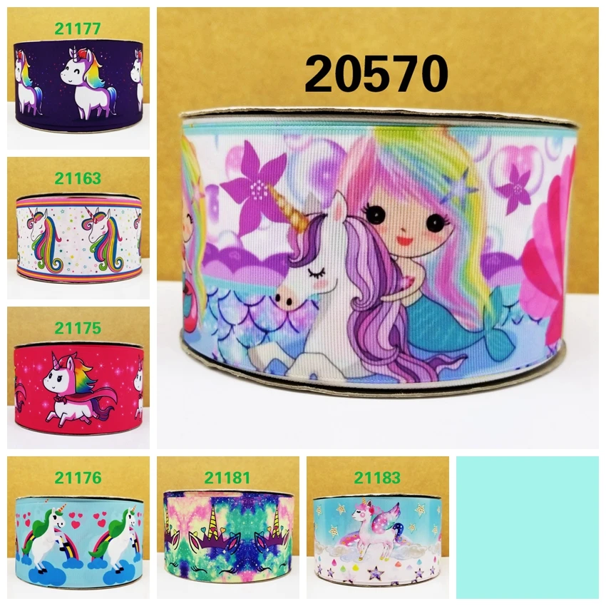 

Free shipping 50 yard cartoon printed grosgrain ribbon 21183