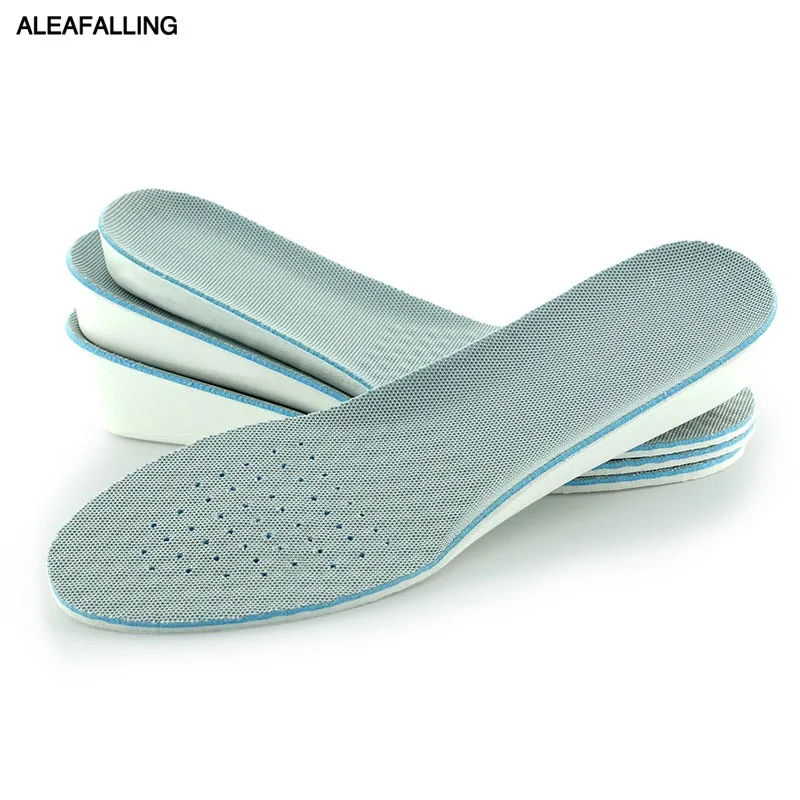 Aleafalling мягкие стельки высокие увеличивающие рост подушка для ног обувные Вставки колодки гелевый дезодорант ортопедический Массажная