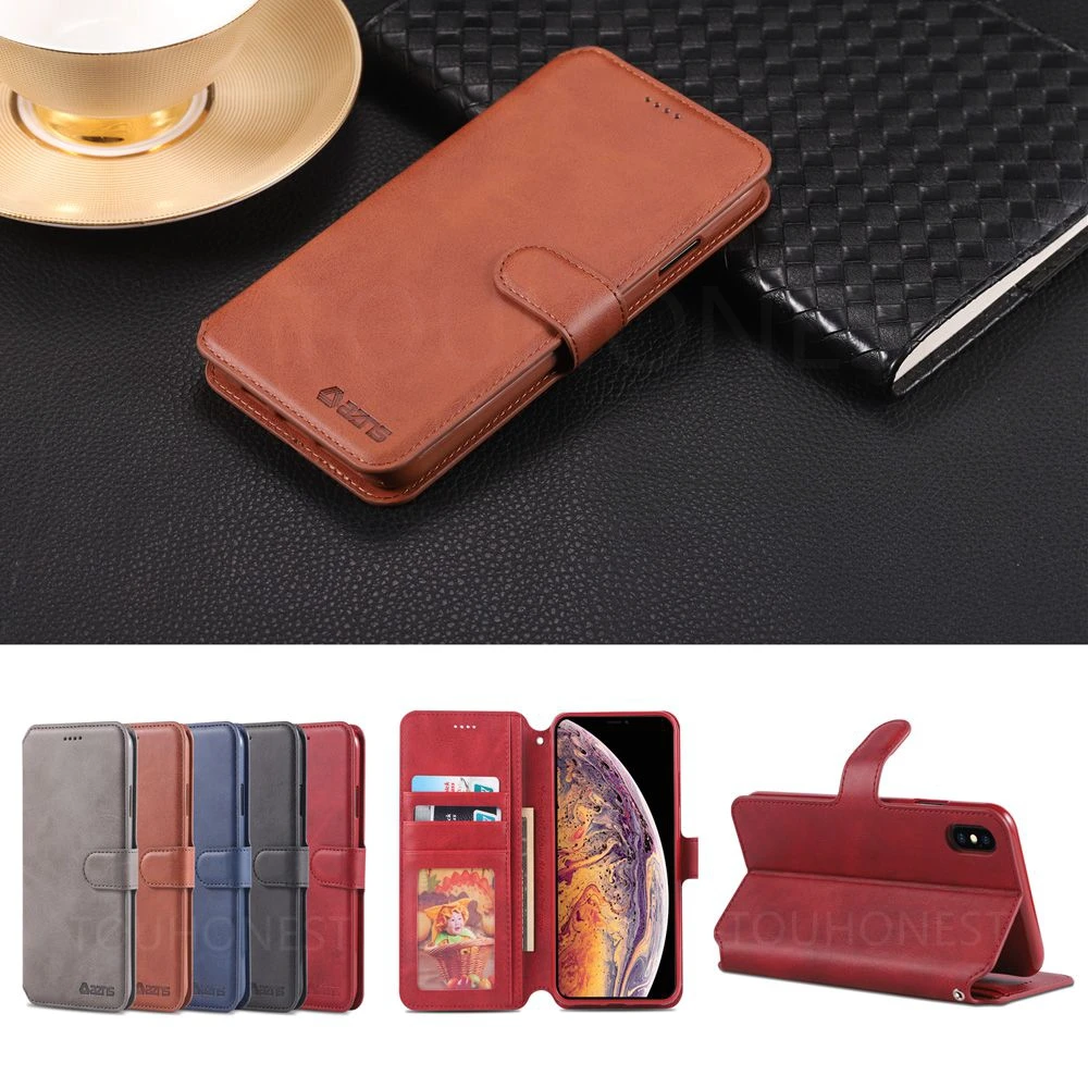 

For iphone 11 Pro Max XS XR Wallet Leather Case cover for iphone X 8 plus 7 6S plus Case Funda Flip Cases for iphone 8 6S Coque