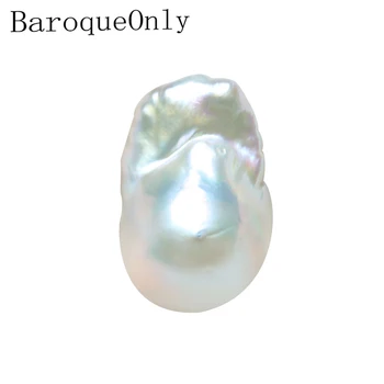 

BaroqueOnly big size hig quality baroque pearl true freshwater irregular pearl making pendant/earrings high gloss BXO