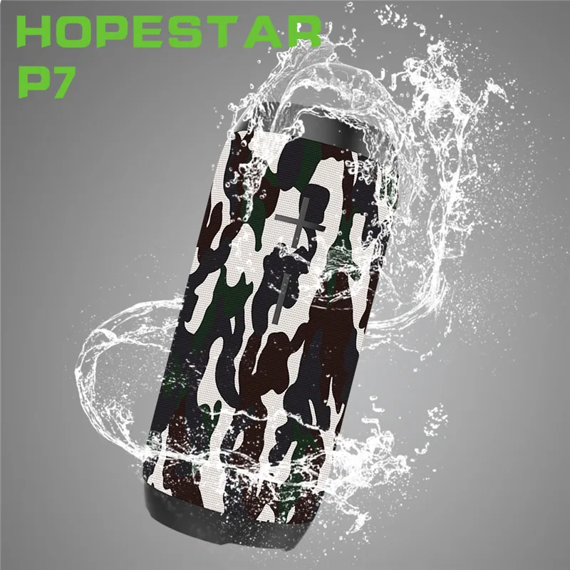 HOPESTAR P7 беспроводной водонепроницаемый Bluetooth динамик IPX6 Колонка коробка бас мини