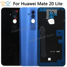 Для 6," huawei mate 20 Lite стеклянная задняя крышка для батареи чехол+ стеклянная линза для mate 20 Lite задняя дверь