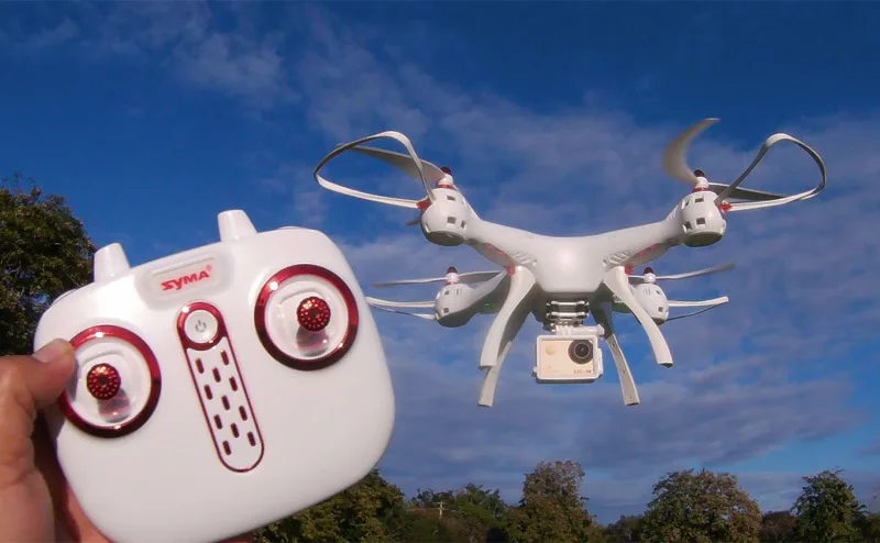 Popular Sales Syma X8SW Quadrocopter RC Helicopter Drone FPV HD Camera Remote Control 2.4G 4CH Gyroscope  (2)