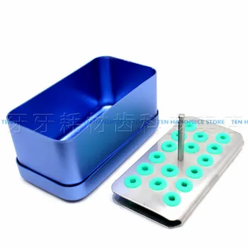 

2018 good quality 16 holes Ultrasonic scaler Work tip Disinfection box Place box Dental equipment dentist tools