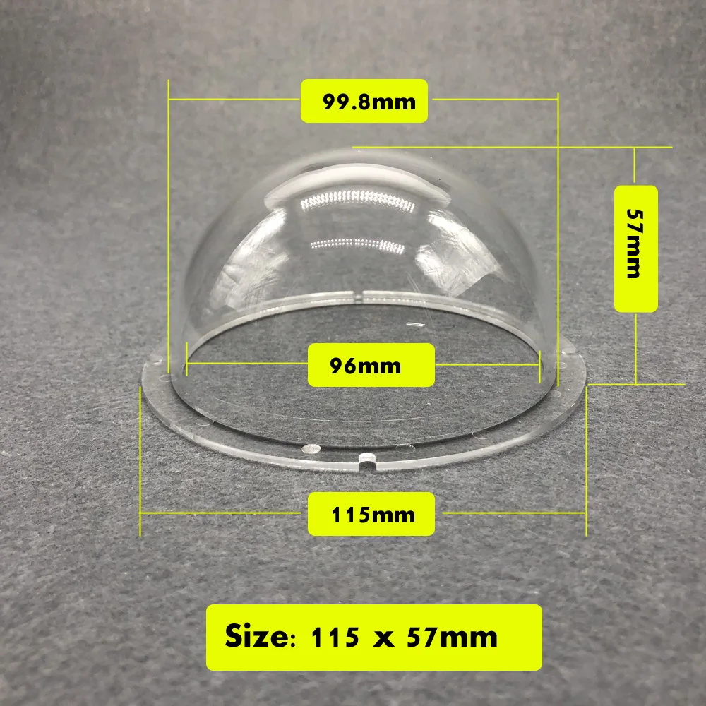 HD 4 дюйма акриловый шар крышка плексигласа Камера Водонепроницаемый крышки контроля оболочки крышка объектива Защита чехол 115 мм