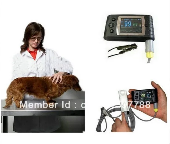 

CMS60C for Vet Use Pulse Rate, SPO2 Portable Handheld Pulse Oximeter Monitor With Software