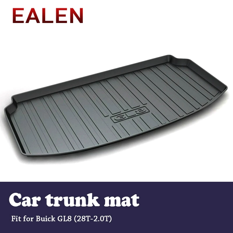 

EALEN For Buick GL8 28T-2.0T 2016 2017 2018 Styling Boot Liner Tray Waterproof mat Accessories 1Set Car Cargo rear trunk mat