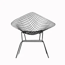 Nordic Iron Creative Hollow Coffee Leisure Chair Simple Art Metal Back Fashion Negotiation Restaurant Applicable Dining Chair