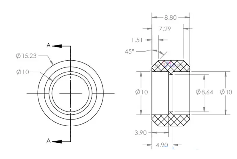 1 Набор Openbuilds Xtreme Mini V Wheel kit Цвет черный/прозрачный для V-slot линейный рельс/C-Beam rail/Детали 3D принтера