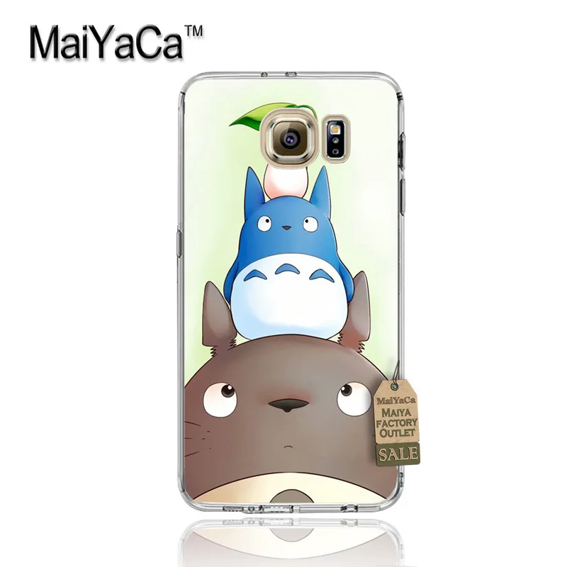 Роскошный разноцветный чехол для телефона MaiYaCa Ghibli My Neighbor Totoro аниме samsung galaxy s7 edge s6