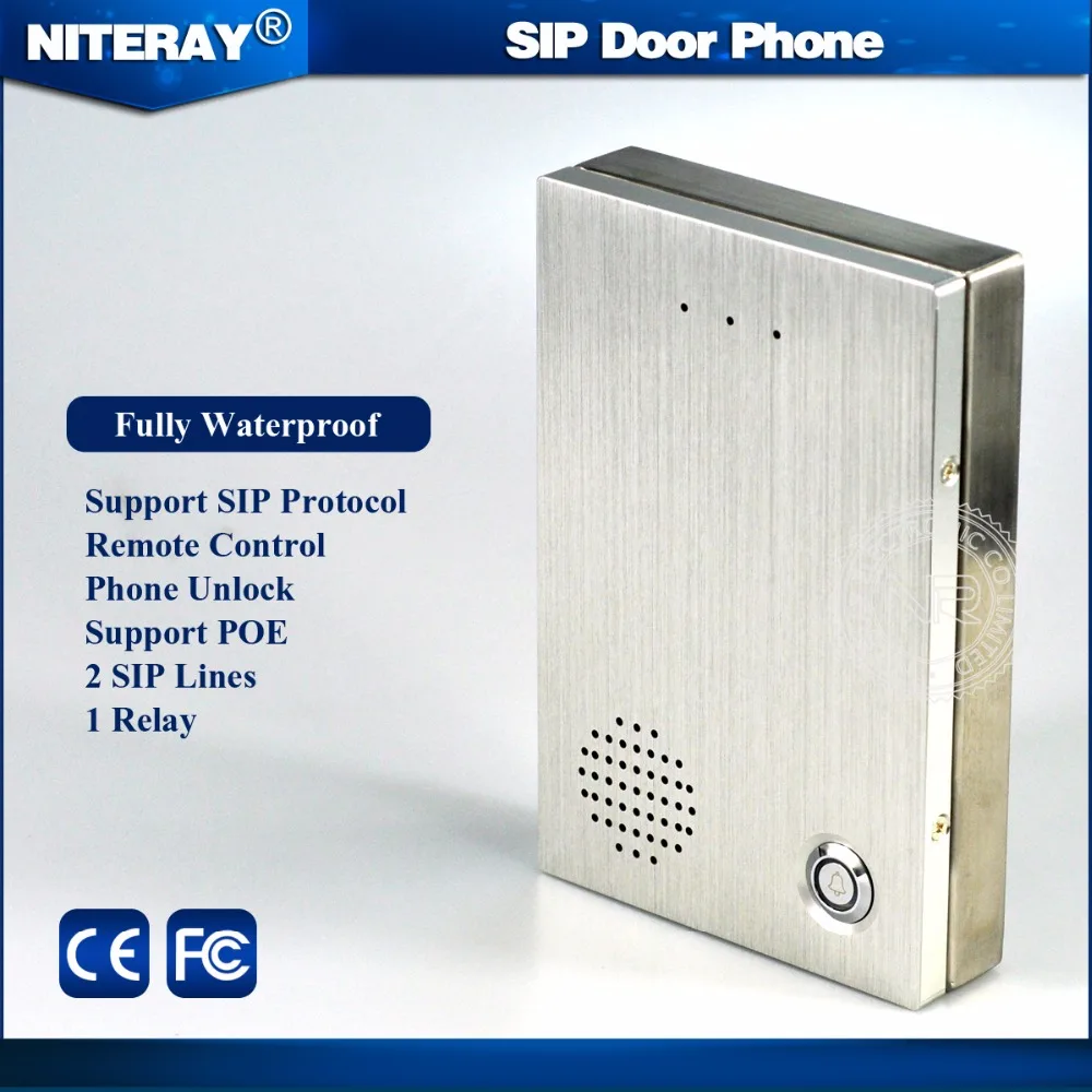 

Niteray Q504 Electronic Intercom SIP Audio Door Phone for Audio Intercom System