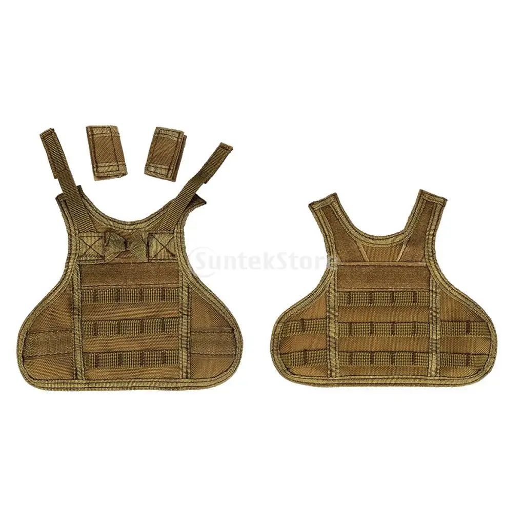 Mini Military Army Tactical MOLLE Vest Style Beers Sleeve Cans Cover Bottles Stubby Holder Cool Bottle Decoration