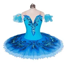 Синяя птица изменение пачка для взрослых девочек профессиональные балетные пачки синий классический балет сценический костюм для блинов юбка-пачка