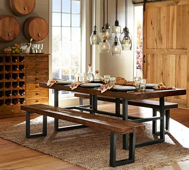 estilo industrial loft pas de amrica a hacer el viejo muebles de hierro forjado tablas de madera de escritorio escritorio escritorio mesa de caf en - Muebles Estilo Industrial estilo industrial loft pas de amrica a hacer el viejo muebles de hierro forjado tablas de madera de escritorio escritorio escritorio mesa de caf en - Muebles Estilo Industrial