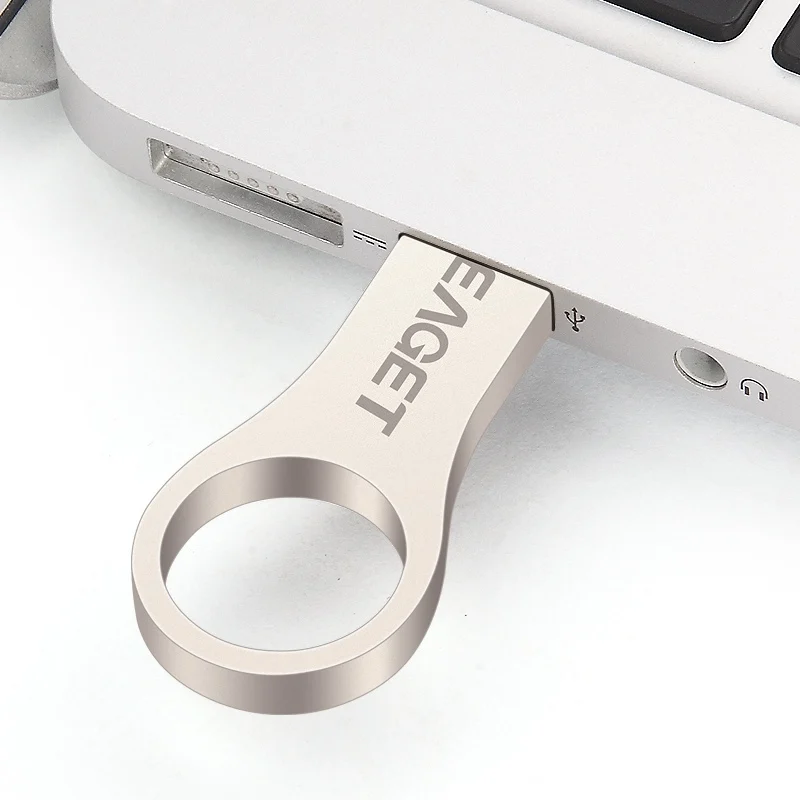 

EAGET U9 100% 32GB 16GB 8GB USB Flash Drives 2016 Fashion Metal Waterproof Usb Stick Pen Drive Free shipping