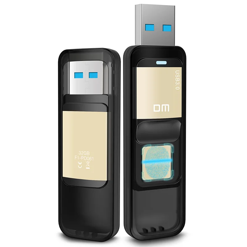 Сканер отпечатков пальцев зашифрованный безопасность USB3.0 флэш накопитель PD061 32