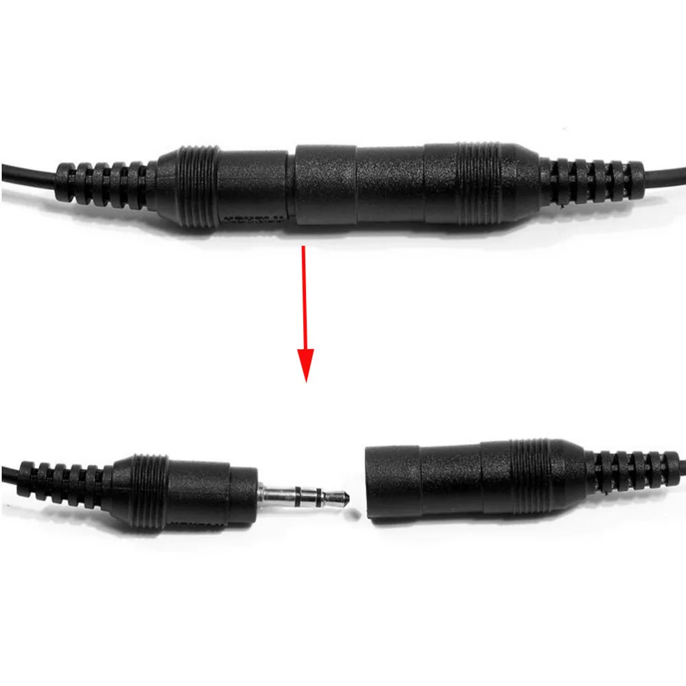 New Black Upgrade Finger PTT Helmet Headset MIC For Yaesu Vertex VX-3R 5R 210 Two Way Radio Walkie Talkie 1pin (3)