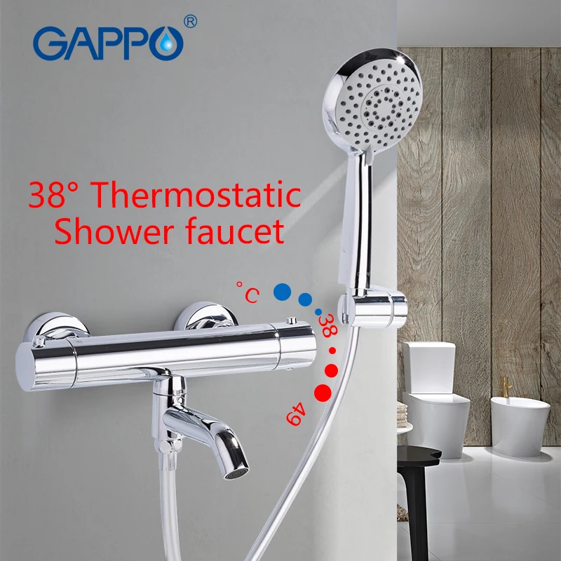 

GAPPO shower faucet basin sink waterfall faucets shower mixers taps bath faucet mixer Rainfall taps thermostatic Sensor Faucets