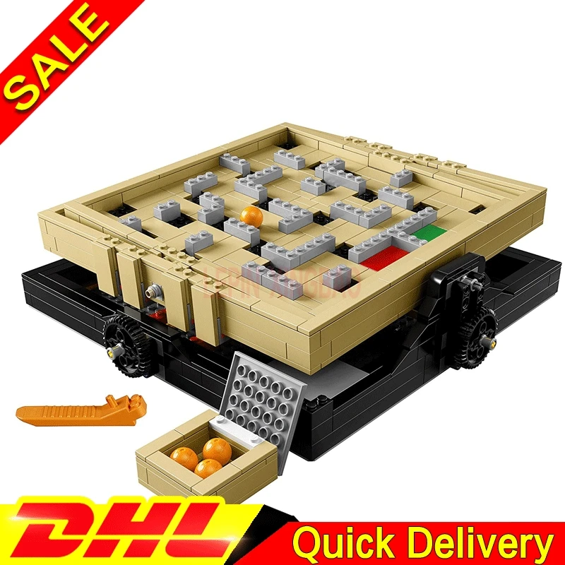 

IN Stock LP 16023 769Pcs IDEAS Series The Creative Marbles Maze Model Building Blocks set Bricks Lelyesings Toys 21305